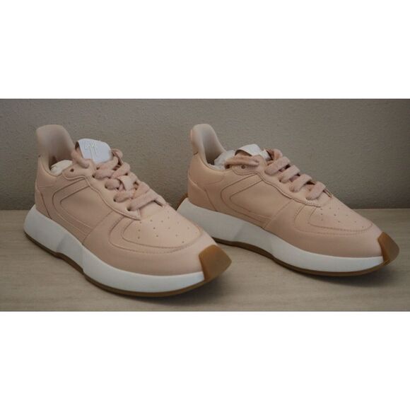 Giuseppe Zanotti Women's Sz 36 US 6 Nude Pink Omnia Donna Leather Sneakers - Picture 2 of 11